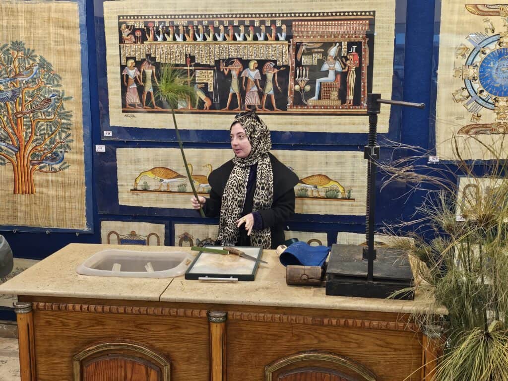 Loja de Papiros no Cairo